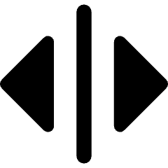 Triangle Arrow Move Horizontal Icon from Core Remix Set