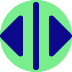 Triangle Arrow Move Horizontal Icon from Core Pop Set