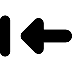 Triangle Arrow Move Left 1 Icon from Core Solid Set