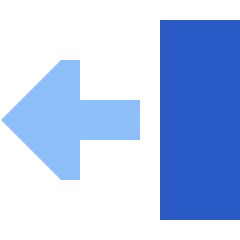 Triangle Arrow Move Left 2 Icon from Sharp Flat Set