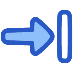 Triangle Arrow Move Right 1 Icon from Plump Duo Set