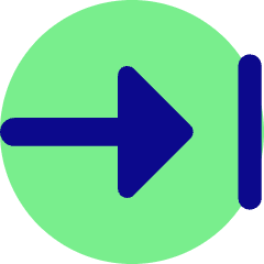 Triangle Arrow Move Right 1 Icon from Core Pop Set