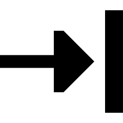 Triangle Arrow Move Right 1 Icon from Sharp Remix Set