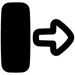 Triangle Arrow Move Right 2 Icon from Plump Remix Set