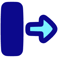 Triangle Arrow Move Right 2 Icon from Plump Pop Set