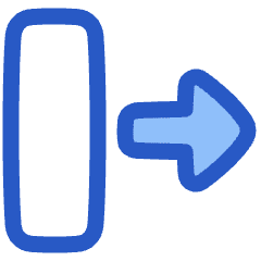 Triangle Arrow Move Right 2 Icon from Plump Duo Set