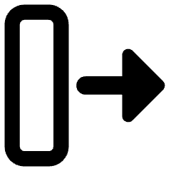 Triangle Arrow Move Right 2 Icon from Core Remix Set