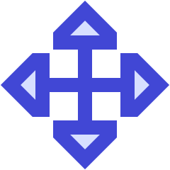 Triangle Arrow Move Icon from Sharp Duo Set