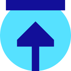 Triangle Arrow Move Up 1 Icon from Sharp Pop Set