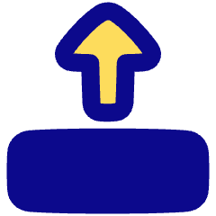 Triangle Arrow Move Up 2 Icon from Plump Pop Set