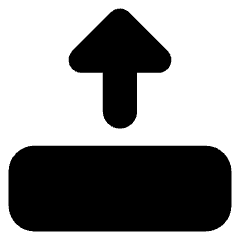 Triangle Arrow Move Up 2 Icon from Core Solid Set