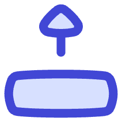 Triangle Arrow Move Up 2 Icon from Flex Duo Set