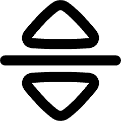 Triangle Arrow Move Vertical Icon from Plump Remix Set