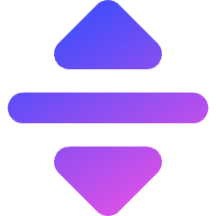 Triangle Arrow Move Vertical Icon from Core Gradient Set