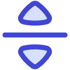 Triangle Arrow Move Vertical Icon from Flex Duo Set