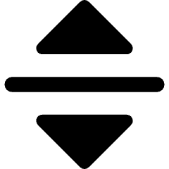 Triangle Arrow Move Vertical Icon from Core Remix Set