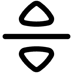 Triangle Arrow Move Vertical Icon from Flex Line Set