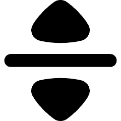 Triangle Arrow Move Vertical Icon from Flex Solid Set