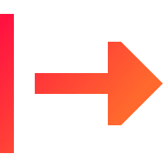Triangle Arrow Right Start Icon from Sharp Gradient Set