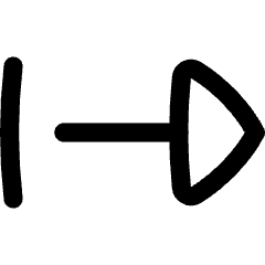Triangle Arrow Right Start Icon from Flex Line Set