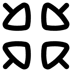 Triangle Arrow Shrink Icon from Flex Line Set