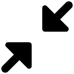 Triangle Arrow Shrink Diagonal 1 Icon from Core Remix Set