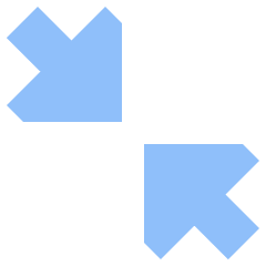 Triangle Arrow Shrink Diagonal 2 Icon from Sharp Flat Set