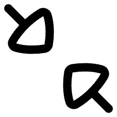 Triangle Arrow Shrink Diagonal 2 Icon from Flex Line Set