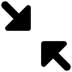 Triangle Arrow Shrink Diagonal 2 Icon from Core Remix Set