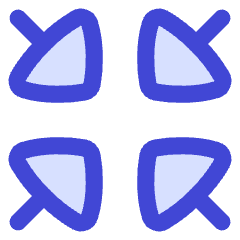 Triangle Arrow Shrink Icon from Flex Duo Set