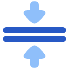 Triangle Arrows Compress Flatten Icon from Plump Flat Set