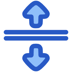 Triangle Arrows Expand Icon from Plump Duo Set