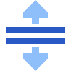 Triangle Arrows Expand Icon from Sharp Flat Set