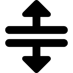 Triangle Arrows Expand Icon from Core Solid Set