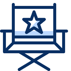 Director Chair Icon from Cyber Duotone Set