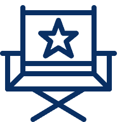 Director Chair Icon from Cyber Line Set