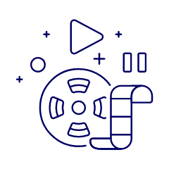 Film Video Illustration from UX Line Set