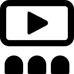 Movie Cinema Watch Icon from Ultimate Bold Set
