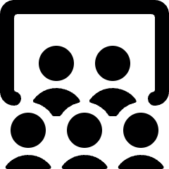 Movies Audience Icon from Ultimate Bold Set