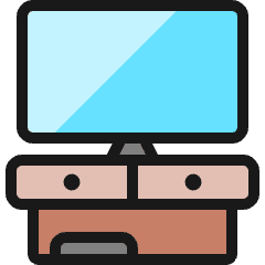 Movies Home Icon from Ultimate Colors Set