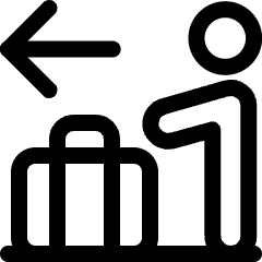 Moving Walkway Luggage Icon from Ultimate Regular Set