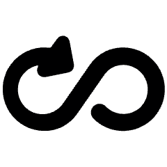 Button Loop Arrow Icon from Ultimate Bold Set
