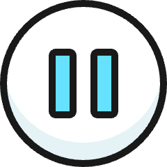 Button Pause 1 Icon from Ultimate Colors Set