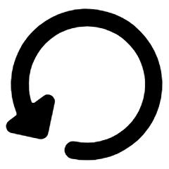 Button Refresh Arrow Icon from Ultimate Bold Set