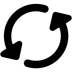 Button Refresh Arrows Icon from Ultimate Bold Set