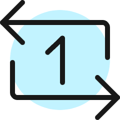 Button Refresh One Icon from Ultimate Colors Set
