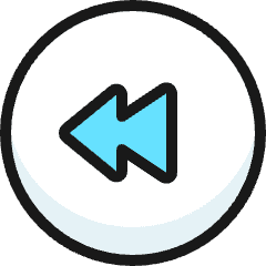 Button Rewind 1 Icon from Ultimate Colors Set