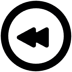 Button Rewind Alternate Icon from Ultimate Bold Set