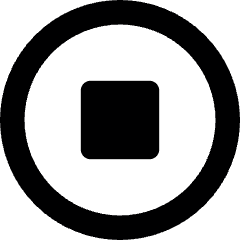 Button Stop Alternate Icon from Ultimate Bold Set