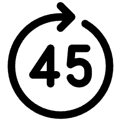 Go Forward 45 Control Icon from Ultimate Regular Set